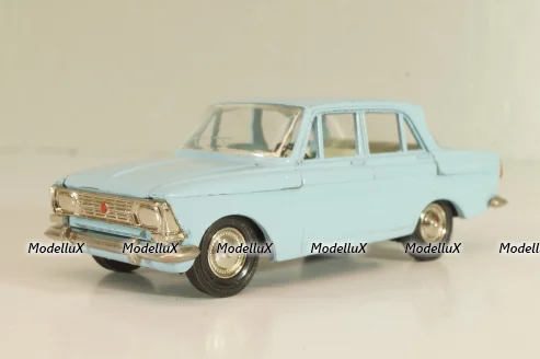 Москвич-408 А1, голубой, Тантал/Радон 1:43