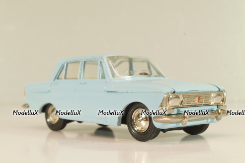 Москвич-408 А1, голубой, Тантал/Радон 1:43