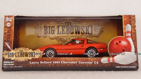 Chevrolet Corvette The Big Lebowski Larry Seller 1985, Greenlight 1:43