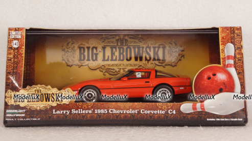 Chevrolet Corvette The Big Lebowski Larry Seller 1985, Greenlight 1:43