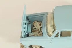 Москвич-408 А1, голубой, Тантал/Радон 1:43