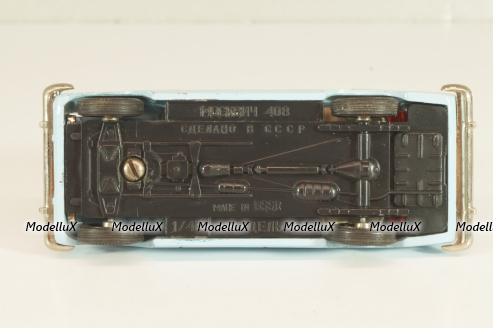 Москвич-408 А1, голубой, Тантал/Радон 1:43