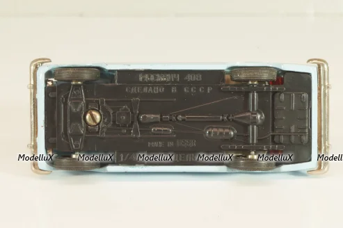 Москвич-408 А1, голубой, Тантал/Радон 1:43
