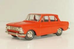Москвич-408 А1, красный, капот 2 зажима, Тантал/Радон 1:43