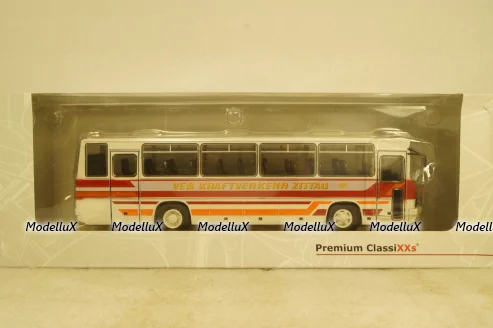 Икарус-256, VEB Kraftverkehr Zittau, bus, white/red/orange, PCL47125, Premium Classixxs 1:43
