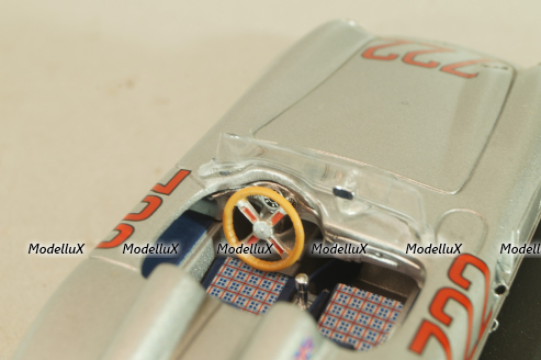 Mercedes-Benz 300 SLR #722 Mille Miglia 1955, S.Moss/D.Jenkinson, silver, 432553100, Minichamps 1:43