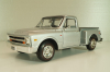 Chevrolet C10 Stepside (pickup) 1968, silver, AW324, Autoworld 1:18