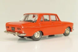 Москвич-408 А1, красный, капот 2 зажима, Тантал/Радон 1:43