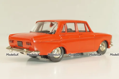 Москвич-408 А1, красный, капот 2 зажима, Тантал/Радон 1:43