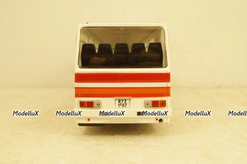 Икарус-256, VEB Kraftverkehr Zittau, bus, white/red/orange, PCL47125, Premium Classixxs 1:43