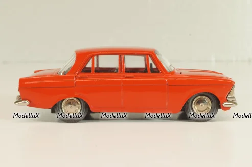 Москвич-408 А1, красный, капот 2 зажима, Тантал/Радон 1:43