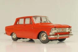 Москвич-408 А1, красный, капот 2 зажима, Тантал/Радон 1:43