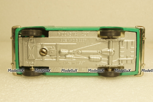 Москвич-427, зеленый, январь 89г.,  Тантал/Радон  1:43