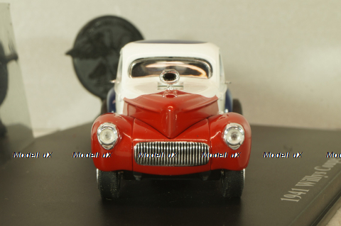 Willys Coupe 1941, red/white/blue, Universal Hobbies 1:43
