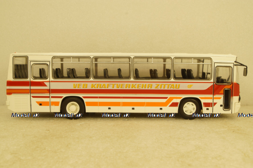 Икарус-256, VEB Kraftverkehr Zittau, bus, white/red/orange, PCL47125, Premium Classixxs 1:43