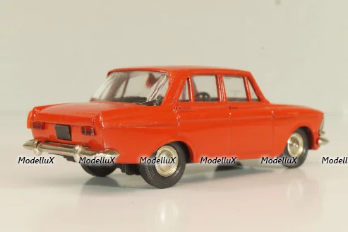 Москвич-408 А1, красный, капот 2 зажима, Тантал/Радон 1:43