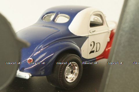 Willys Coupe 1941, red/white/blue, Universal Hobbies 1:43