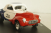 Willys Coupe 1941, red/white/blue, Universal Hobbies 1:43