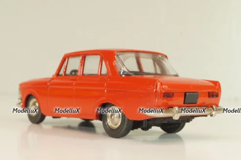 Москвич-408 А1, красный, капот 2 зажима, Тантал/Радон 1:43