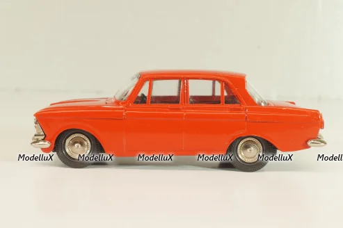 Москвич-408 А1, красный, капот 2 зажима, Тантал/Радон 1:43