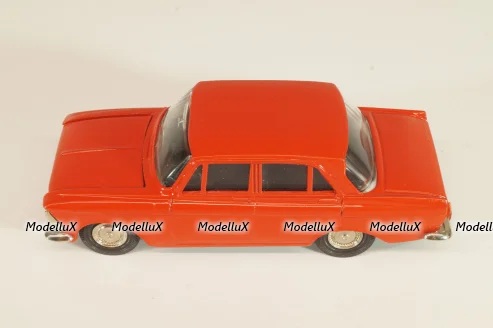 Москвич-408 А1, красный, капот 2 зажима, Тантал/Радон 1:43
