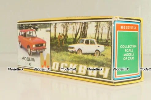 Москвич-408 А1, оливковый, Август 1981г., Тантал/Радон 1:43
