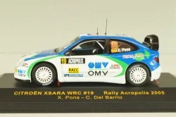 Citroen Xsara WRC #19 Rally Acropolis 2005, X.Pons/C.Del Barrino, RAM198, IXO 1:43