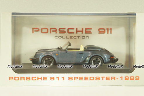 Porsche 911 (991) Speedster 1989, blue, 7114015, Atlas 1:43