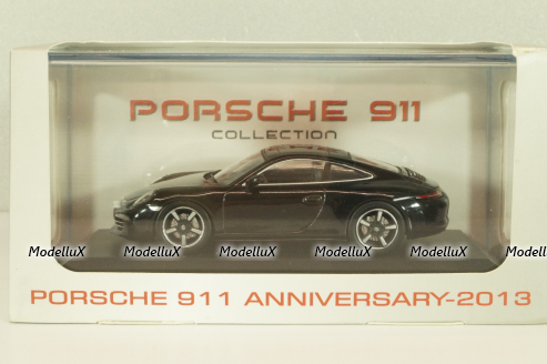 Porsche 911 (997) Anniversary 2013, black, 7114007, Atlas 1:43 Уценка!
