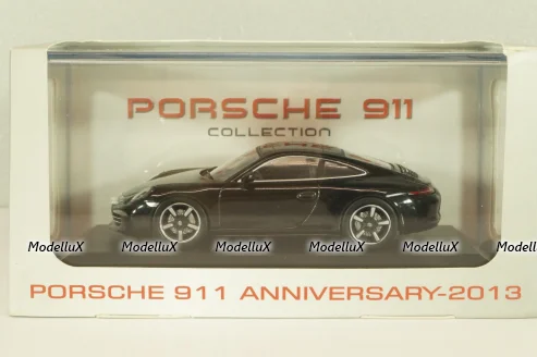 Porsche 911 (997) Anniversary 2013, black, 7114007, Atlas 1:43 Уценка!