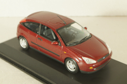 Ford Focus  Fastback (MK1) 3-doors 1998, red, Minichamps 1:43