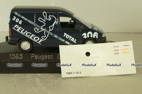 Peugeot Expert I Peugeot assistance 1995, blue, 1565, Solido 1:43