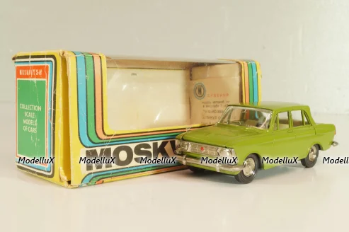 Москвич-408 А1, темно-оливковый, Сентябрь 1979г., Тантал/Радон 1:43