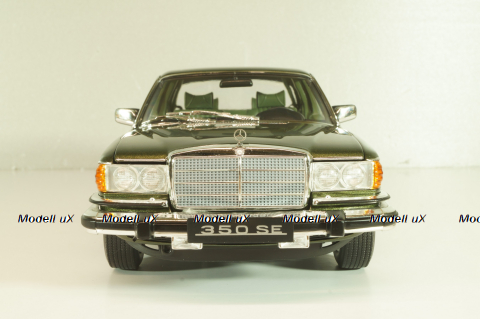 Mercedes-Benz 350 SE (W116) 1973, darkgreen-metallic, 183972, Norev 1:18