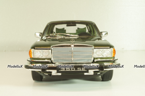 Mercedes-Benz 350 SE (W116) 1973, darkgreen-metallic, 183972, Norev 1:18