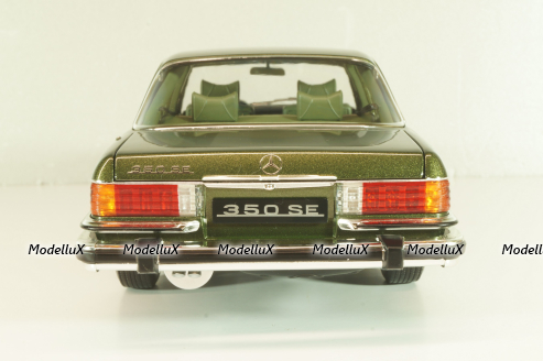 Mercedes-Benz 350 SE (W116) 1973, darkgreen-metallic, 183972, Norev 1:18