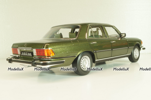 Mercedes-Benz 350 SE (W116) 1973, darkgreen-metallic, 183972, Norev 1:18