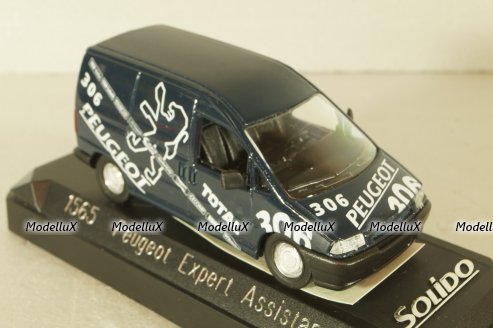 Peugeot Expert I Peugeot assistance 1995, blue, 1565, Solido 1:43