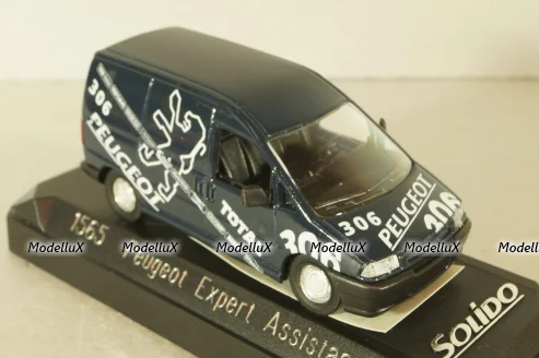 Peugeot Expert I Peugeot assistance 1995, blue, 1565, Solido 1:43