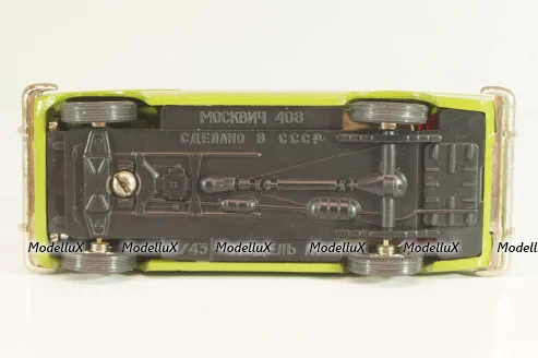 Москвич-408 А1, темно-оливковый, Сентябрь 1979г., Тантал/Радон 1:43