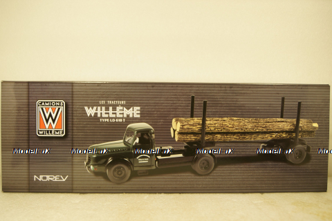 Willeme LD610 Fardier wood transporter (лесовоз) 1956, 879996,  Norev 1:43