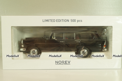 Mercedes-Benz 200 Universal (W110) B II 1966б black L.E, 500 pcs., 183708, Norev 1:18