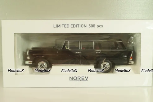 Mercedes-Benz 200 Universal (W110) B II 1966б black L.E, 500 pcs., 183708, Norev 1:18