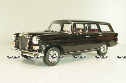 Mercedes-Benz 200 Universal (W110) B II 1966б black L.E, 500 pcs., 183708, Norev 1:18