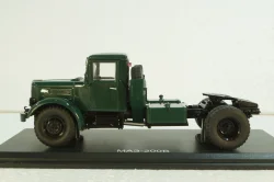 Маз-200В, седельный тягач, темно-зеленый, SSM1115, SSM 1:43