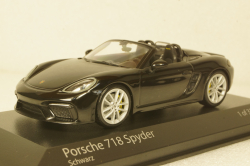 Porsche 718 Boxster Spider (982) 2020 black, 410067701, Minichamps 1:43