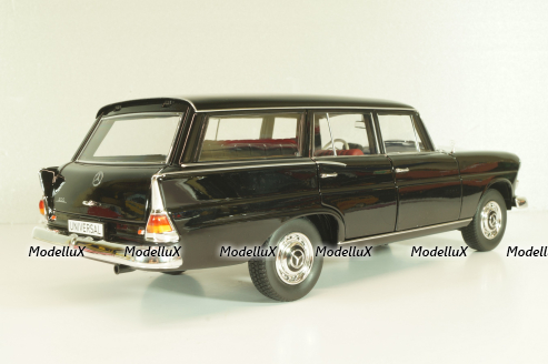 Mercedes-Benz 200 Universal (W110) B II 1966б black L.E, 500 pcs., 183708, Norev 1:18