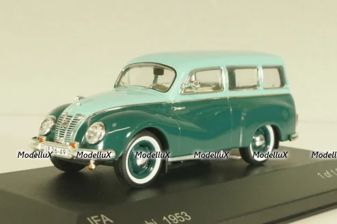 IFA F9 Kombi 1953, green/light green, WhiteBox 1:43