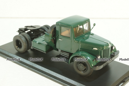Маз-200В, седельный тягач, темно-зеленый, SSM1115, SSM 1:43