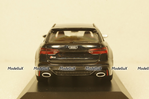Audi RS6 Avant 2019, black metallic, 410018015, Minichamps 1:43